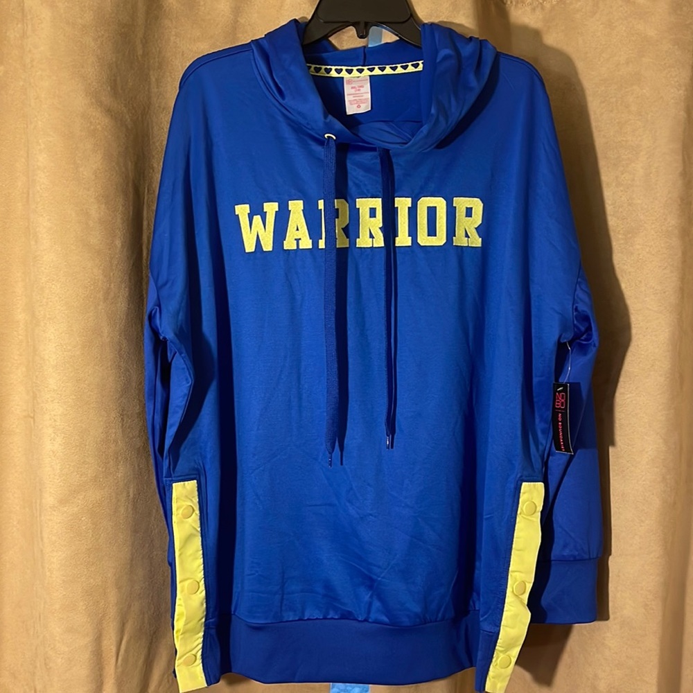 NEW Royal blue and green/yellow Hoodie